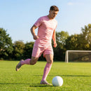 Men's football shorts in various colours, breathable polyester sportswear