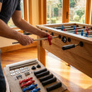 Table football spare parts, including legs and rods