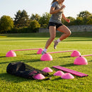 Agility Training Cone Hurdle Set in Fluorescent Colours