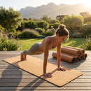 Cork Yoga Mat with Natural Rubber Base for Yoga and Pilates
