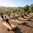 Cork Yoga Mat with Natural Rubber Base for Yoga and Pilates