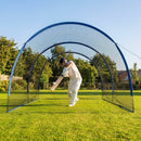 Pop-Up Cricket Batting Net in use for club and garden training