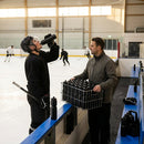Ice hockey water bottle, 750ml BPA-free plastic