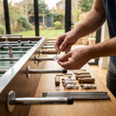 Table football spare parts, including legs and rods