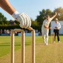 Wooden cricket bails for club and pro use, made from hardwood and ash wood