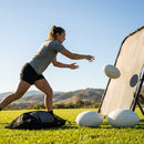 Rebound rugby ball for solo training