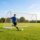 Steel football goal 16x7ft for school and park use