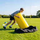 Yellow AFL tackle bag with 600GSM PVC for training
