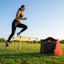 Speed Training Hurdles – 6in, 9in, 12in – Durable Plastic – Sports & Schools