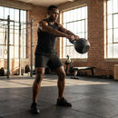 Cast iron kettlebell in various sizes and colours for gym workouts