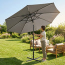 Cantilever garden parasol with 3m UV30+ canopy and steel frame