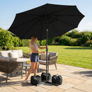 Cantilever garden parasol with 3m UV30+ canopy and steel frame