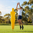 Fluorescent yellow Aussie Rules training mannequin