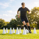 Training cones for sports and agility, durable plastic