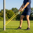 Multi-colour resistance bands made from natural latex for gym and home use