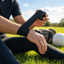 Elastic Adhesive Bandage Tape – Black/White – Cotton Spandex – Sports & Physio Use