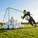 Goalkeeper reaction ball with unpredictable bounce for training