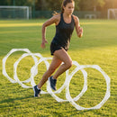 Agility Training Rings Pack of 6 with carry bag and clips
