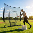 Replacement baseball net for 7ft x 7ft sock net screens made of HDPE twine