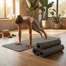 PU Yoga Mat in calming colours, 5mm thick, non-slip surface