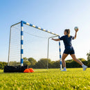 Professional handball goal with aluminium frame