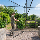 Steel fruit cage kits for garden use