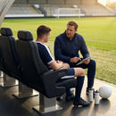 Luxury stadium seats with customisable marine vinyl and rustproof steel frame