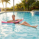 Colourful swimming pool noodles made from EVA foam