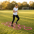 Agility Training Rings Pack of 6 with carry bag and clips