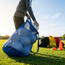 Football Tube Ball Bag in nylon and mesh for training and match use