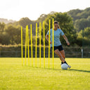 Slalom training poles in vibrant colours for agility training