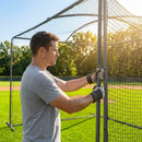 Replacement cage parts for baseball and cricket cages made from galvanised steel