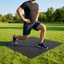 Rubber gym flooring mats, 50cm x 50cm, recycled rubber