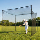 60ft baseball batting cage net made from UV stabilised twine for outdoor use