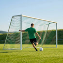 Multi-colour football goal nets for full-size goals