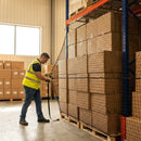 Custom height black rack netting for warehouse safety