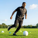 Lightweight padded gilet in black or navy, suitable for outdoor wear