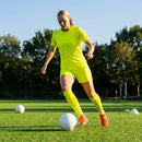 Women's Football Kit with Geometric Print Jersey