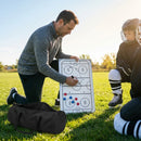 Double-sided coaching board with aluminium frame and accessories