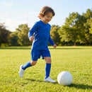 Kids' Long Sleeve Football Kit with Geometric Design