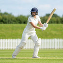 Women's Cricket Whites featuring 100% polyester for elite performance