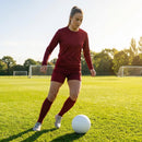 Women's Football Kit with Long Sleeve Shirt and Shorts