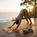 Cork Yoga Mat with Natural Rubber Base for Yoga and Pilates