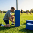 Custom 6ft PVC Rugby Post Protectors in varied colours