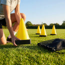 Training cones for sports practice, durable 12-inch cones