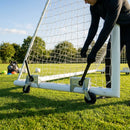 All-terrain football goal wheels for easy movement