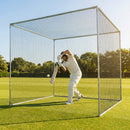 Cricket nets made from HDPE, available in various sizes for indoor and outdoor use