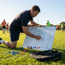 Double-sided coaching board with aluminium frame and accessories