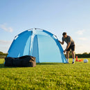 Portable team shelter in 10 colours with steel frame for sports events