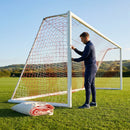 Football goal nets 24 x 8 ft, durable HDPE for clubs and schools